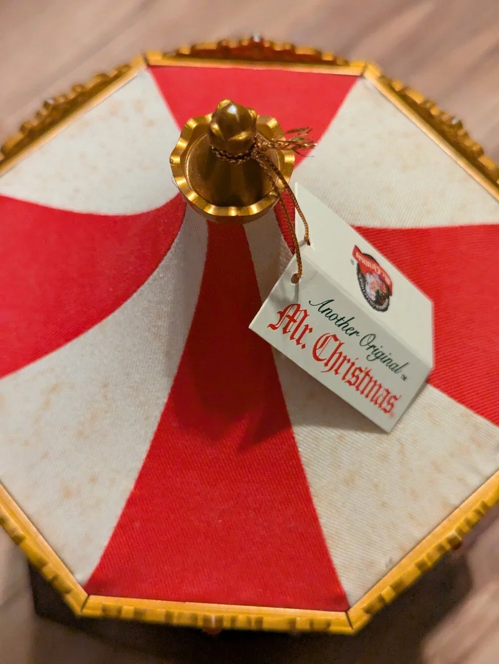 Vintage 1999 Mr Christmas Gold Label Millennium Merry Go Round Musical Christmas